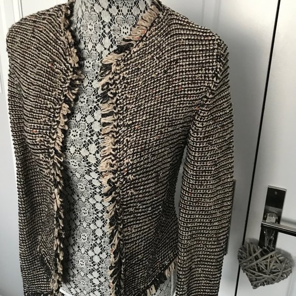 H&M Fringed Knit Jacket - Picture 2 of 9